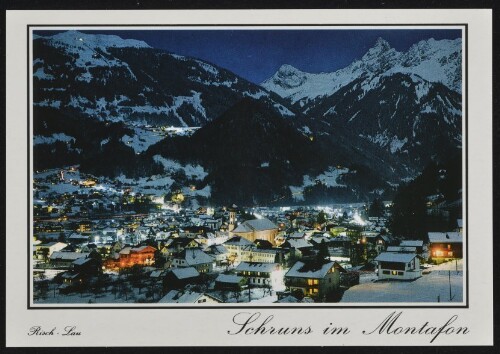 Schruns im Montafon : [Schruns - Tschagguns im Montafon, mit Latschau, Golm und Zimba, 2643 m Österreich - Austria - Autriche ...]