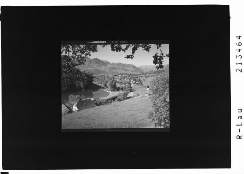 [Bad Schnifis mit Rhätikon und Alpsteingruppe]