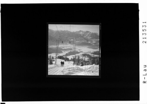 [Älpelelift am Dünserberg mit Blick in den Rhätikon]