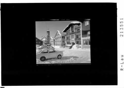 Sulzberg bei Bregenz Dorfplatz : [Sulzberg im Bregenzerwald - Dorfplatz mit Gasthaus Adler und Pfarrkirche]
