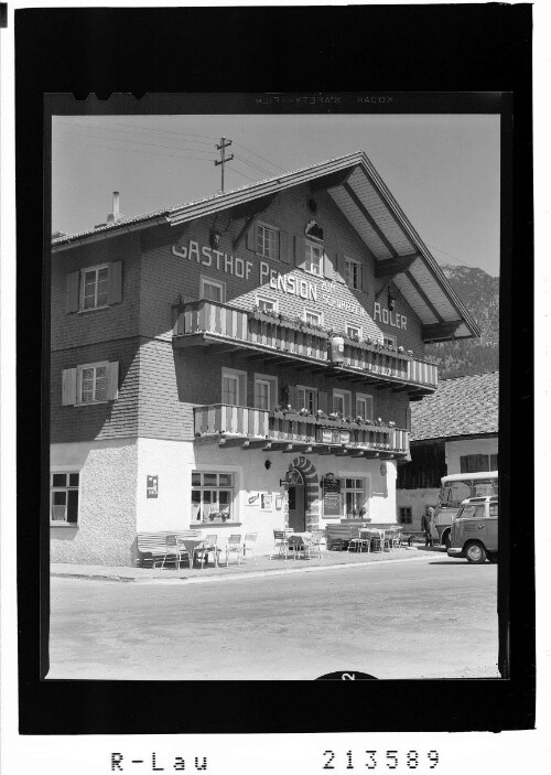 [Gasthof zum Schwarzen Adler in Tannheim im Tannheimertal]