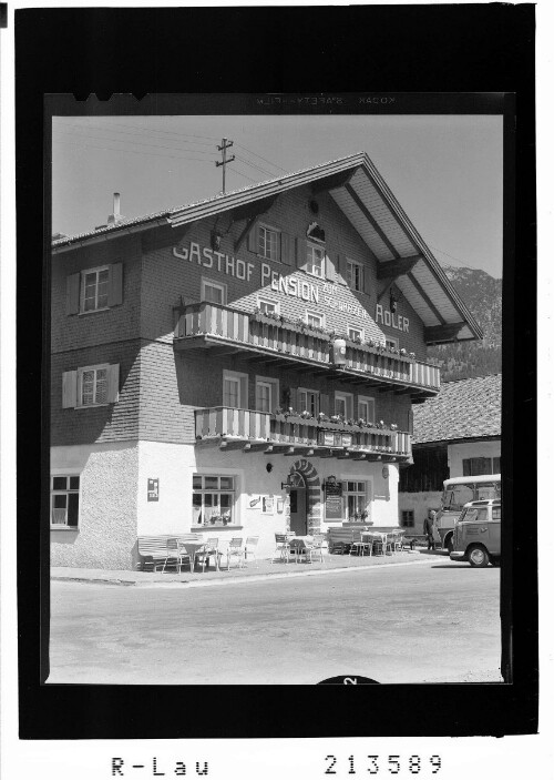 [Gasthof zum Schwarzen Adler in Tannheim im Tannheimertal]