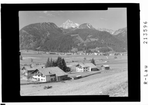 Tannheim, Tirol : [Blick von Grän auf Tannheim im Tannheimertal mit Gaishorn]