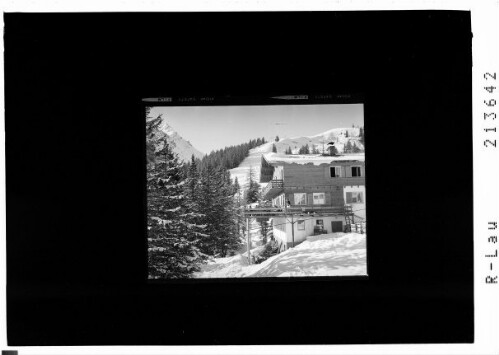 [Berghaus Melkboden auf Palüd ob Brand mit Blick zur Windeckerspitze]