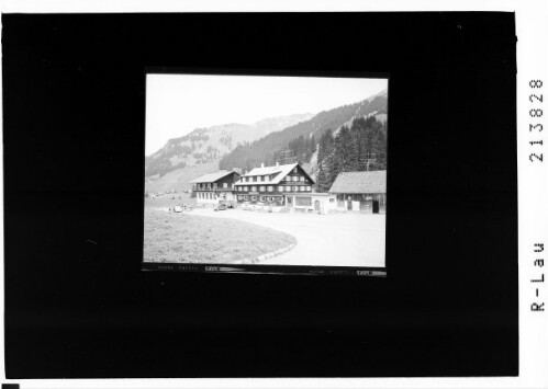 Gasthof Tannberg Schröcken, Vorarlberg 1300 m : [Gasthof Tannberg in Schröcken mit Heiterberg]