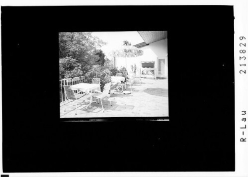 [Haus Kalb in Lauterach - Terrasse]