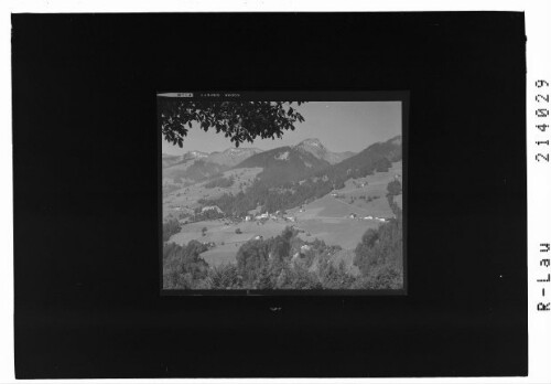 [Blons im Grossen Walsertal gegen Tälispitze und Plansott]