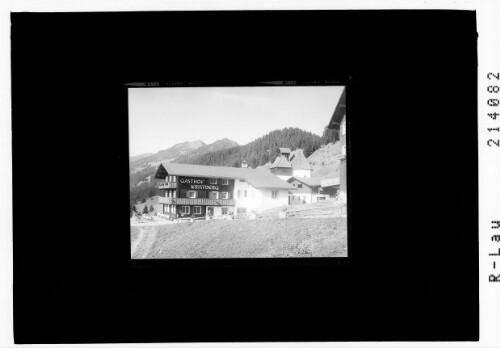 [Gasthof Kristberg mit Blick zum Itonskof]