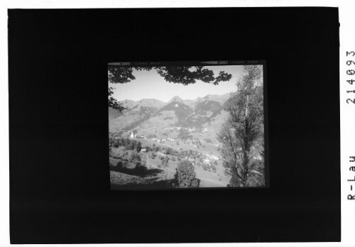 Raggal, Großes Walsertal Vorarlberg : [Raggal im Grossen Walsertal gegen St.Gerold und Blons mit Walserkamm]