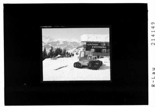 [Gasthof Kristberg in Kristberg mit Blick zur Drusenfluh und Scesaplana]