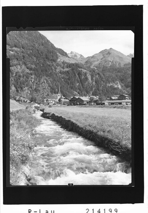 [Umhausen im Ötztal mit Grastaler Grieskogel und Hemerkogel]