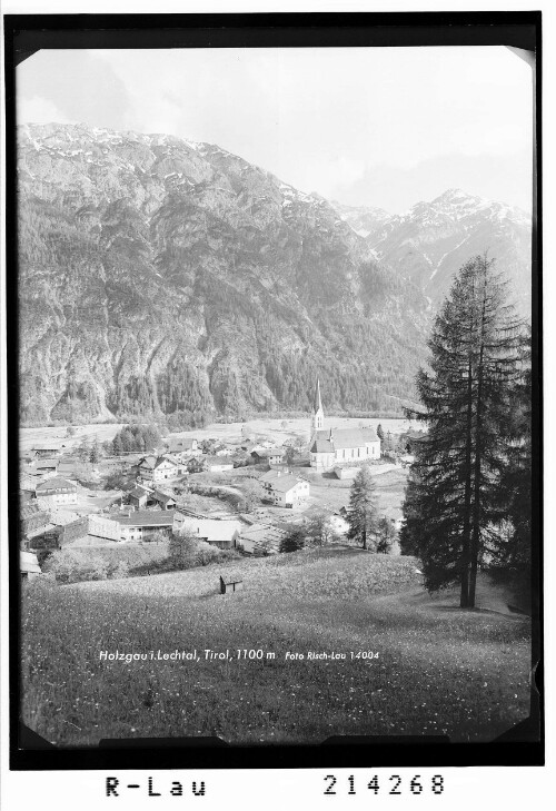 Holzgau im Lechtal Tirol 1100 m
