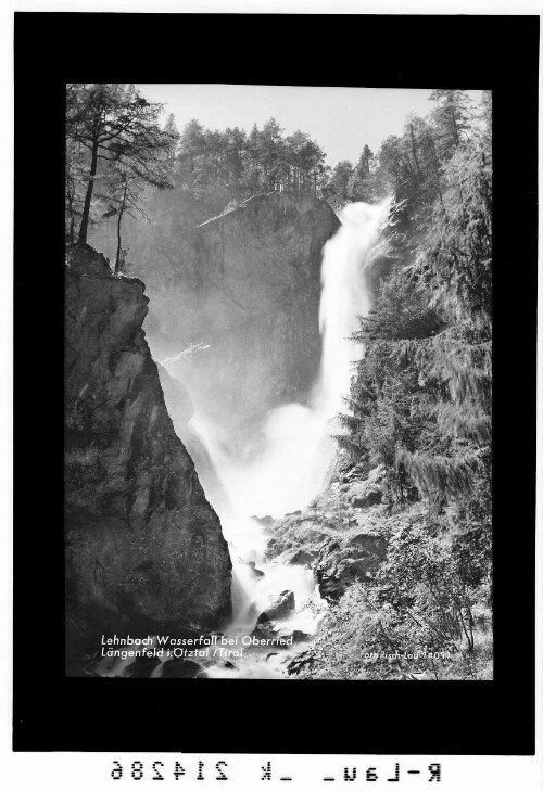 Lehnbach Wasserfall bei Oberried / Längenfeld im Ötztal