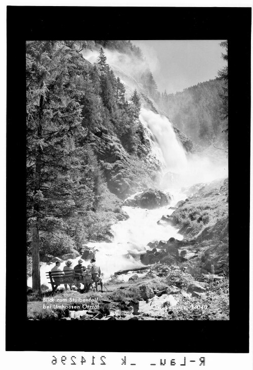 Blick zum Stuibenfall bei Umhausen Ötztal