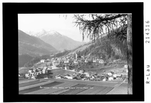 Arzl 880 m mit Wildgrat 2974 m Pitztal Tirol : [Arzl im Pitztal mit Kaunergrat]