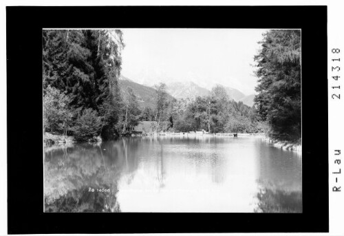 Starkenberger See bei Imst mit Mieminger Kette Tirol