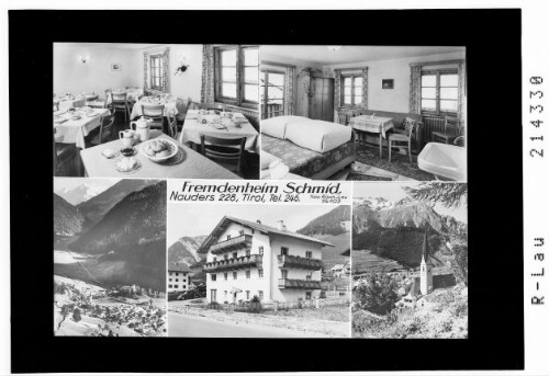 Fremdenheim Schmid in Nauders in Tirol : [Haus Schmid in Nauders in Tirol]