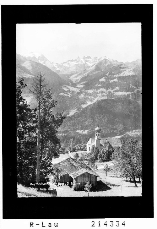 Bartholomäberg gegen Drei Türme