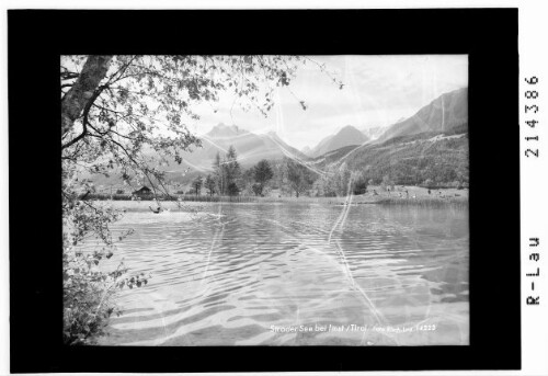 Strader See bei Imst / Tirol : [Stradersee mit Blick in die Lechtaler Alpen]