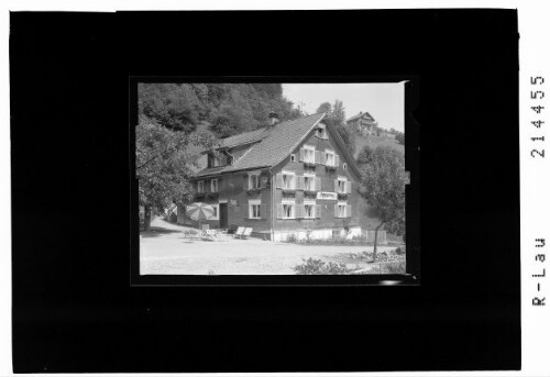 [Gasthaus Schäfle in Bürserberg]