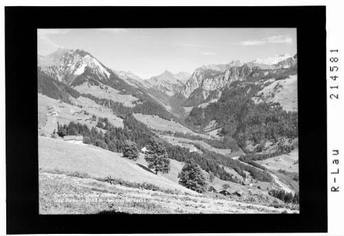 Fontanella im Grosswalsertal gegen Seeberg und Rothorn 2243 m : [Sonntag und Fontanella im Grossen Walsertal mit Rothorn und Bratschenwand]