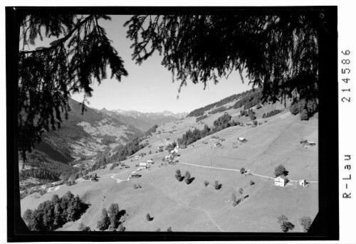 Fontanella im Grosswalsertal gegen Mondspitze 1971 m : [Fontanella im Grossen Walsertal mit Blick in den westlichen Rhätikon]