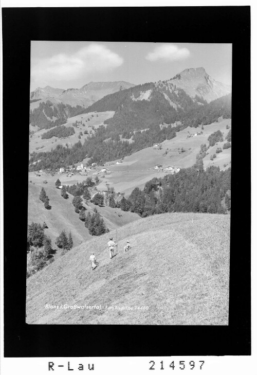 Blons im Grosswalsertal : [Blick von Raggal auf Blons im Grossen Walsertal mit Tälispitze und Plansott]