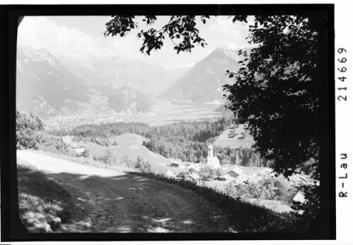 Bürserberg gegen Bludenz und Arlberg