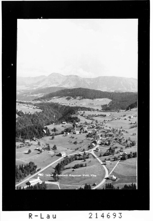Krumbach Bregenzer Wald, Vorarlberg : [Krumbach im Bregenzerwald mit Blick zur Winterstaude]