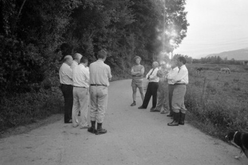 Landesrat Grabher, Begehung Kobler und Dornbirner Ache