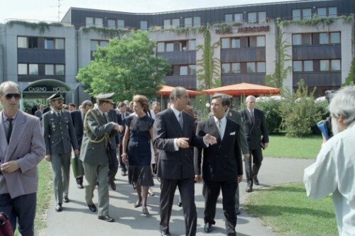 Bundespräsident Klestil, Ankunft