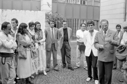 Albanische Folkloregruppe im Landhaus