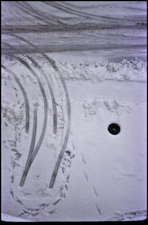 [Bregenz, Parkplatz Gerberstraße 6 im Winter]