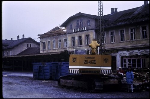 [Bregenz, Bahnhof vor dem Abbruch]