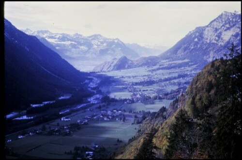 [Bludenz-Innerbraz, Blick vom Hintergasse-Schrofen]