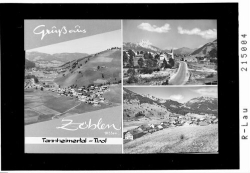 Gruss aus Zöblen 1088 m Tannheimertal - Tirol