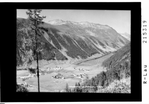 Niederthei bei Umhausen / Ötztal : [Niederthai im Horlachtal gegen Hohe Wasserfalle und Gamskögele]