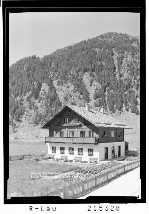 Niederthai bei Umhausen / Ötztal Haus Falkner