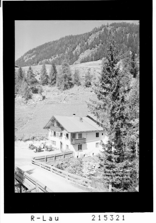 Niederthei bei Umhausen / Ötztal, Gasthof Pension Stuibenfall : [Gasthof Stuibenfall bei Niederthai im Horlachtal]