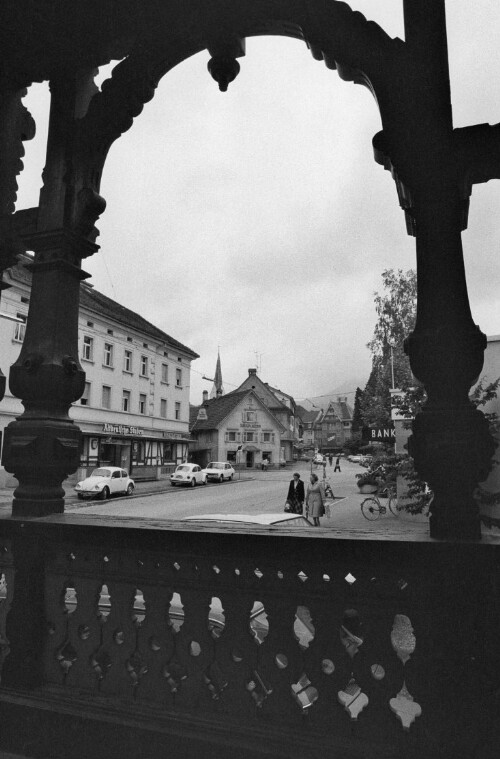 [Dornbirn, Bahnhofstraße, Altdeutsche Stuben und Xaver Hess Haus]