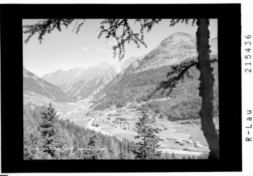 Sölden im Ötztal / Tirol : [Sölden gegen Stubaier Alpen mit Lochkogel und Söldenkogel]