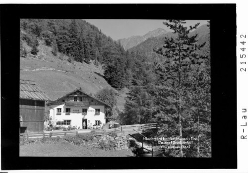 Niederthai bei Umhausen / Tirol, Gasthof Stuibenfall