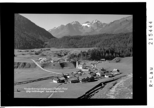 Niederthai bei Umhausen im Ötztal / Tirol gegen Loibiskogel