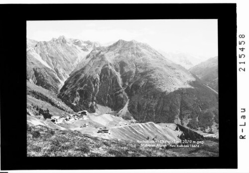 Hochsölden im Ötztal / Tirol 2070 m gegen Stubaier Alpen