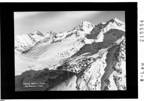 Kühtai 1967 m / Tirol : [Kühtai gegen Seejoch und Pockkogel]