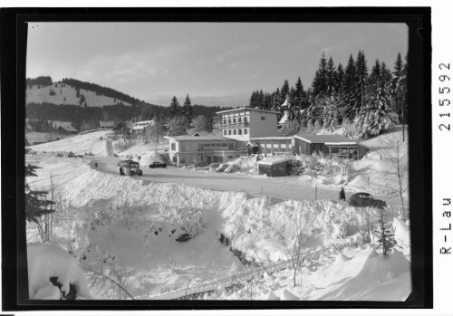 Bödele ob Dornbirn, Berghof Fetz : [Berghof Fetz am Bödele mit Blick zum Lank]
