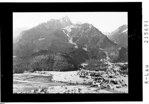Unterletzen in Tirol : [Unterletzen bei Pflach im Lechtal mit Blick in die Tannheimergruppe]