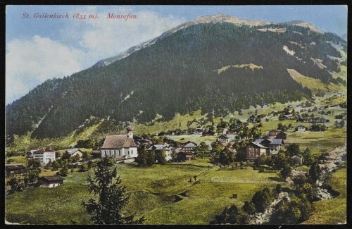 St. Gallenkirch (833 m) Montafon