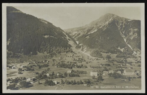 St. Gallenkirch 833 m (Montafon)