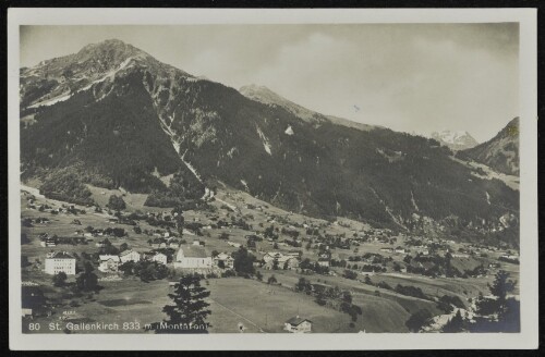 St. Gallenkirch 833 m (Montafon)